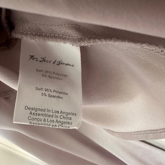 For Love and Lemons Purple Silky Blouse - Picture 7 of 7